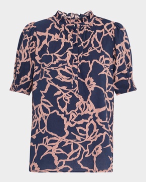 Los Altos Floral-Print Organic Cotton Top