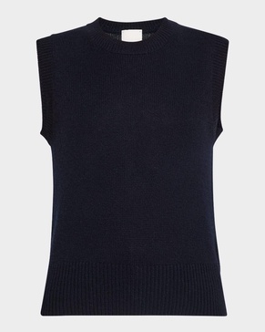 Cashmere Crewneck Sweater Vest