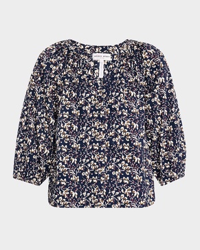 Mitte Floral-Print Organic Cotton Top