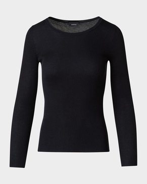 Fitted Rib-Knit Sweater 