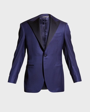 Men's Peak Lapel Two-Piece Tuxedo Suit