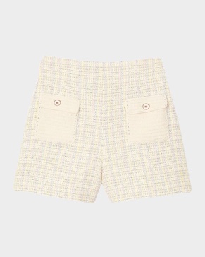 Mimo Decorative Tweed Shorts
