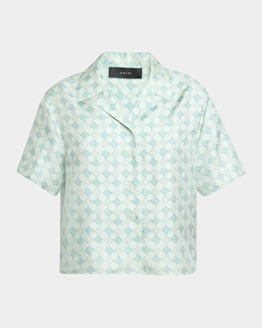 MA Quad Silk Button-Down Shirt