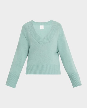 Wool-Cashmere V-Neck Pullover