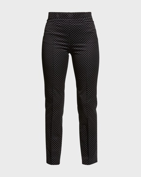 Franca Polka-Dot Stretch Polka-Dot Pants