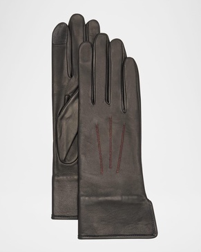 Two-Tone Classic Leather Gloves 