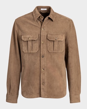 Men's Suede Overshirt