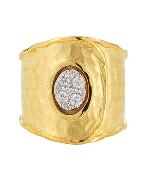 I. Reiss 14K 0.23 ct. tw. Diamond Cuff Ring