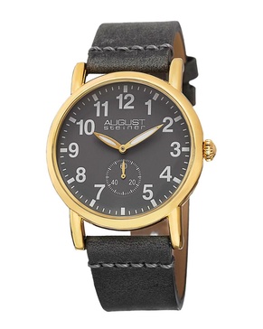 August Steiner WoGenuine Leather Watch