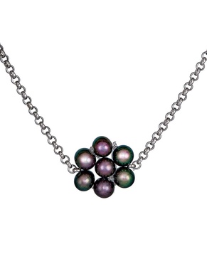 BELPEARL Silver 4-5mm Pearl Necklace