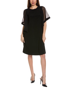 Joseph Ribkoff Mesh Angel Wing Mini Dress