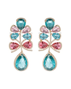Eye Candy LA CZ Elena Drop Earrings
