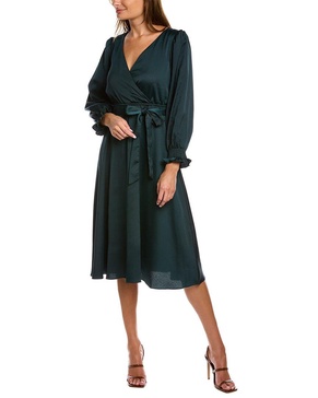 Taylor Surplice Midi Dress