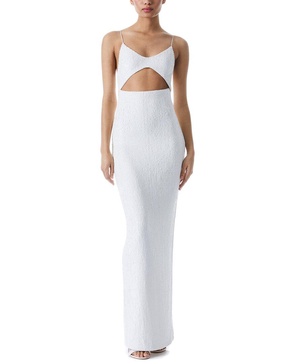 valli fitted cutout cami dress