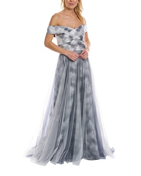 Rene Ruiz Bandage Bodice Gown