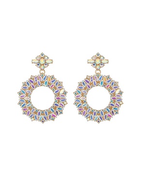 Eye Candy LA The Luxe Collection Crystal Soul Drop Earrings
