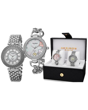Akribos XXIV Women's Watch Gift Set
