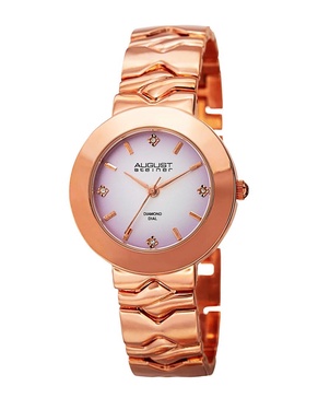 August Steiner Women's Alloy Diamond Watch
