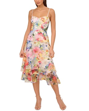 Adrianna by Adrianna Papell Eve Embroidered Fit & Flare Dress