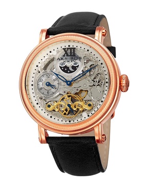 Akribos XXIV Men's Leather Watch