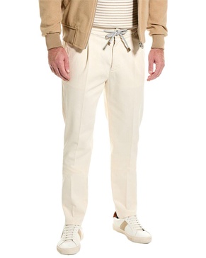 Brunello Cucinelli Pleated Drawstring Pant