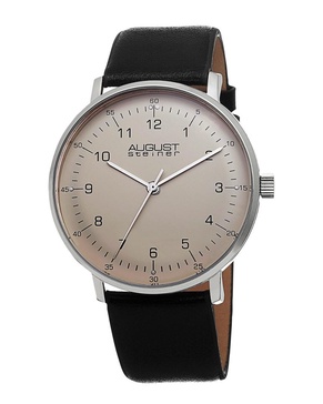 Akribos XXIV August Steiner Leather Watch