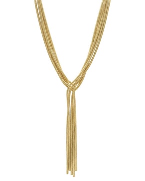ADORNIA 14K Plated Textured Necklace