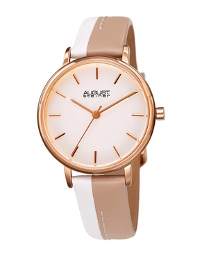 August Steiner Women's Leather Watch