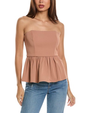 French Connection Harry Peplum Top