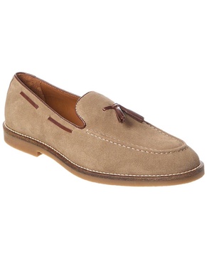 Aquatalia Sandro Weatherproof Suede Loafer