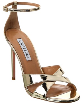 Aquazzura Divine 105 Leather Sandal