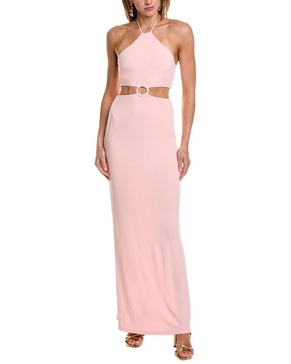 marguerite cutout long dress