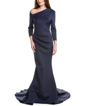 Jovani Off-The-Shoulder Scuba Gown