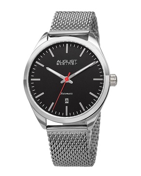 August Steiner Men's Stainless Steel Mesh Watch