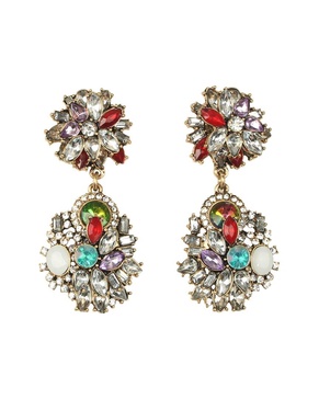 Eye Candy LA Ivy Rainbow Drop Earrings