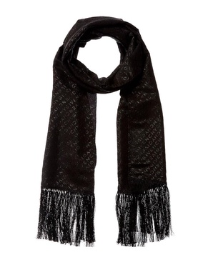 Givenchy Logo Evening Silk-Blend Scarf