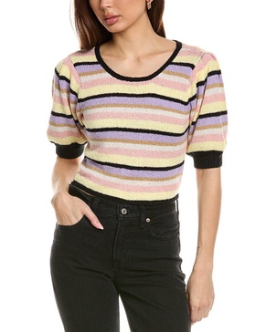 open back cropped sweater