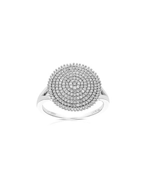 Amairah Silver 0.40 ct. tw. Lab-Grown Diamond Ring