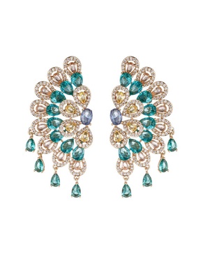 Eye Candy LA CZ Alice Drop Earrings