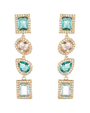 Eye Candy LA CZ Nazanin Drop Earrings