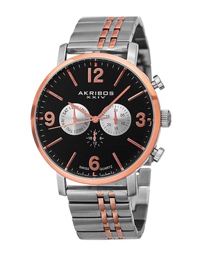 	Akribos XXIV Men's Stainless Steel Watch	