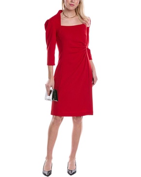 Tahari ASL Scuba Crepe Sheath Dress