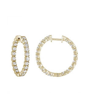 Amairah 14K 3.38 ct. tw. Lab-Grown Diamond Hoops
