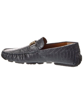Bally Palan Croc-Embossed Leather Loafer