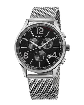 Akribos XXIV Men's Stainless Steel Chronograph Watch