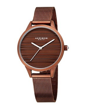 Akribos XXIV Women's Stainless Steel Mesh Watch