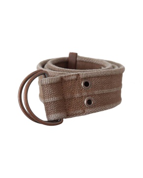 Dolce & Gabbana Leather Logo Sling Cintura Buckle Belt