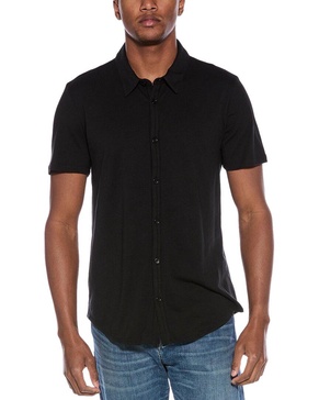 Barefoot Dreams Button Down Polo Shirt
