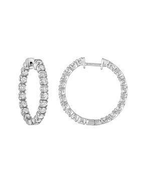Amairah 14K 3.00 ct. tw. Lab-Grown Diamond Hoops
