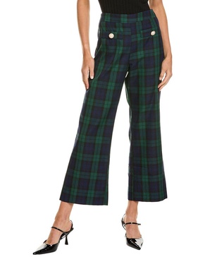 jayden wide leg plaid pant